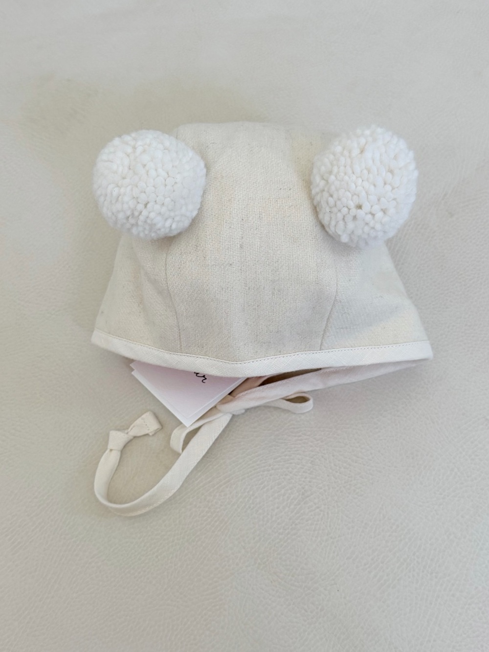 Briar Baby Double Pom Bonnet NWT
